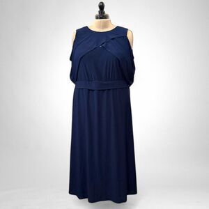 KIYONNA Daring Darcy Nouveau Navy Dress, NWT! Size 5X (30/32)